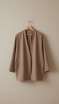 Soft Taupe Relaxed Blazer